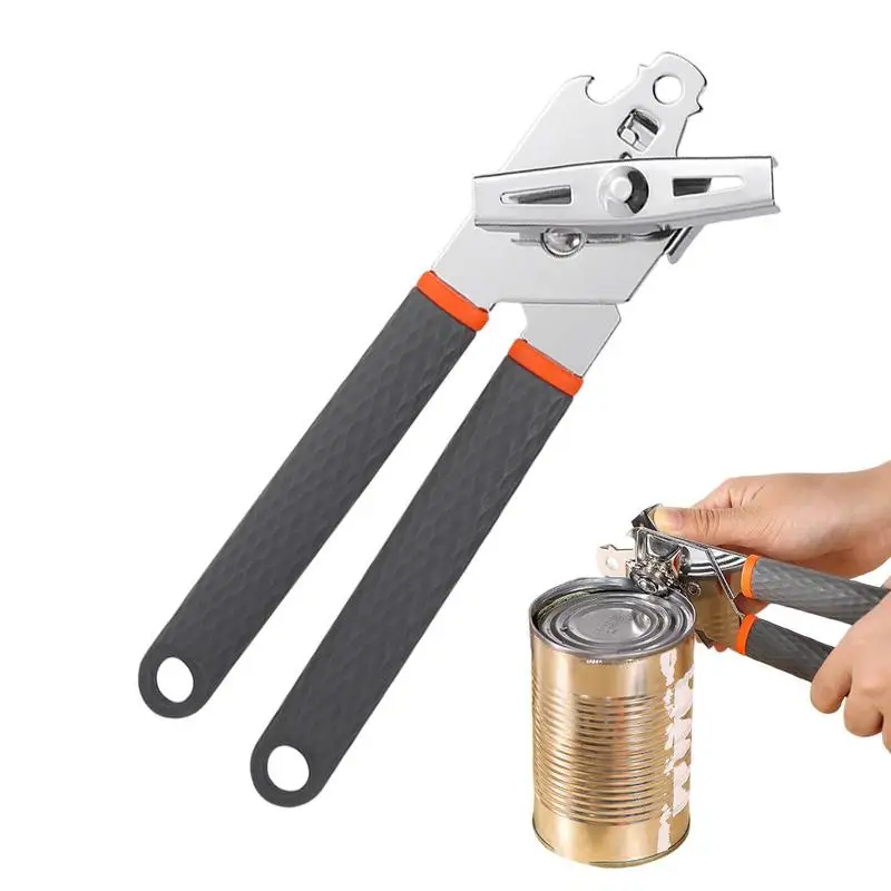 

Jar Bottle Opener Stainless Steel Can Openers With Non-Slip Handle And Ergonomic Design Bottle Opener To Protect The Nail Use
