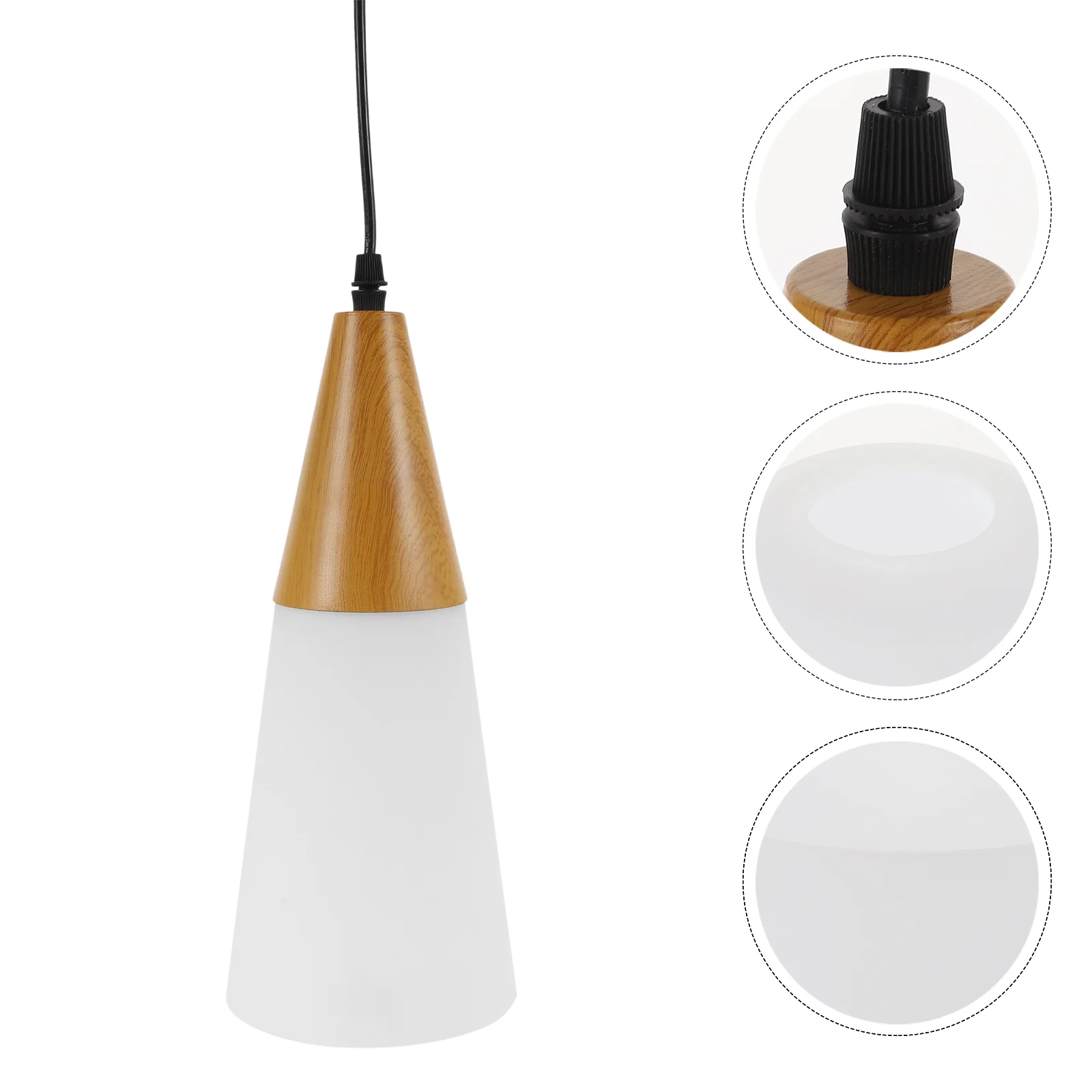 

Стильный шикарный подвесной светильник, декоративный деревянный стеклянный светильник, домашний потолочный светильник