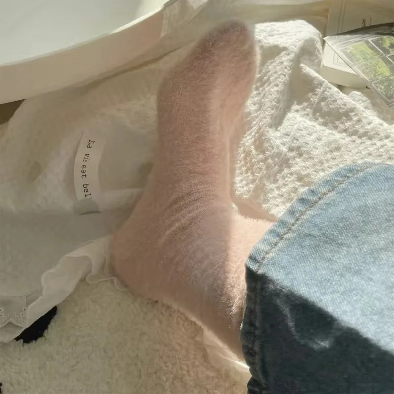 Рисунок 4 - Милые носки из меха норки на флисе