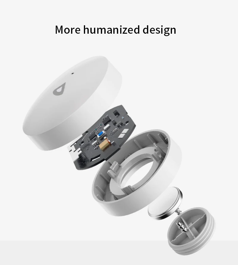 Датчик утечки воды Aubess ZigBee смарт-датчик работает с приложением Tuyasmart / Smart Life |