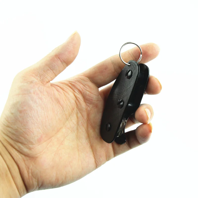 Portable Men's Smart Keychain Car Key Wallet Butler EDC Pocket Key Organizer Tool Aluminum Alloy with Back Clip Key Accessories