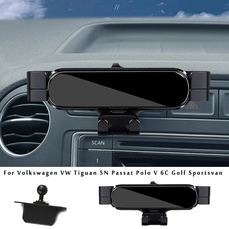 Adjustable Car Phone Mount Holder For Volkswagen VW Tiguan 5N Passat Polo V 6C Golf Sportsvan 2018 2021 Car Interior Accessories