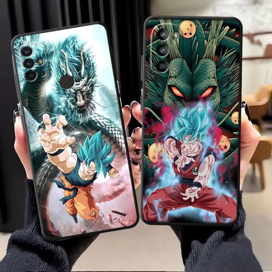 Фото Чехол Anime D-Dragons B-Balls для Motorola Mot G50 G53 G30 G60s G71 G51 G73 G60 Edge 20 Pro 30 Lite G32 G22 Edge40 G52 Черный Мягкий №2