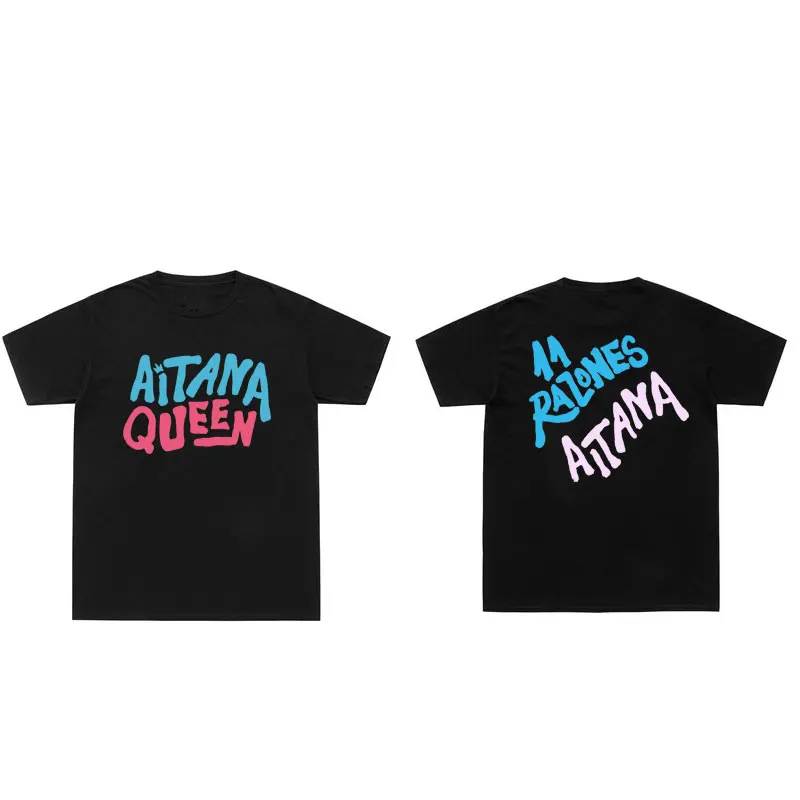 

Aitana Ocana Singer Graphic Print Tshirt Fashion Men Women Hip Hop T Shirts Short Sleeve Oversized T-shirt Novelty Streetwear