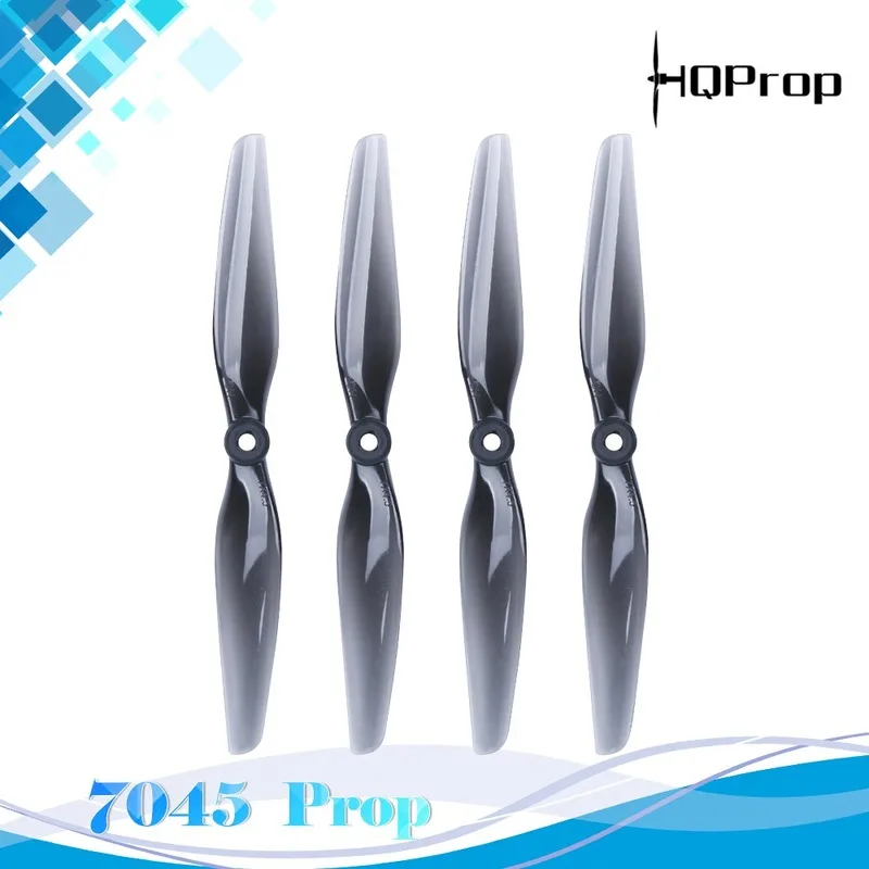 

8PCS HQ 7X4.5 7045 Propeller 7inch 2 Blade CW / CCW PC Prop Compatible Xing Motors for FPV RC Racing Drone Part
