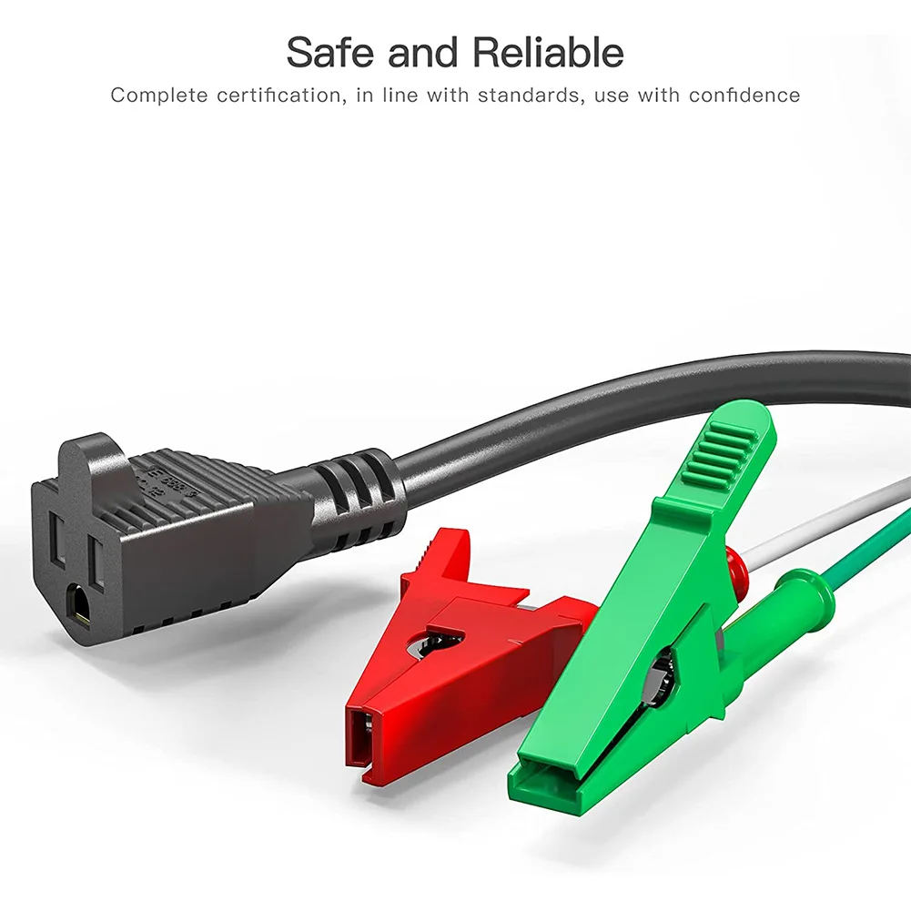 

Adaptor Cord Connector Adapter Crocodile Clip Display HVAC Tools Heavy Duty Control Valve Air Conditioner Accessories