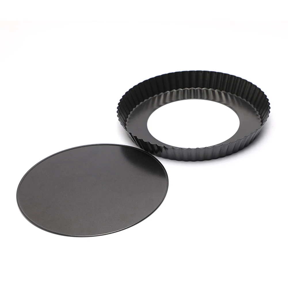 

22.0*3cm Baking Tray Black Carbon Steel Non Stick Cake Pie Baking Pan Oven Tray Round Bakeware Baking Mold Kitchen Acccessories