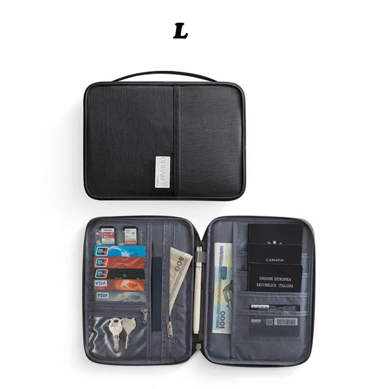 

Portable Travel Wallet Family Passport Holder Waterproof High Capacity Bag Cardholder Document Case Organizer Travel Accessories