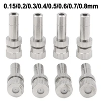 1pc 6mm low pressure atomizing nozzle 0 15 0 8mm stainless steel fog misting nozzles connectors garden cooling system