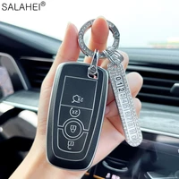 tpu car key case full cover shell for ford fusion mondeo explorer mustang edge mkc mkz mkx sport lincoln interior accessories
