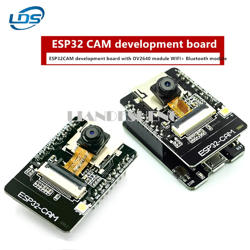 

ESP32-CAM модуль Wi-Fi ESP32 с последовательным подключением к Wi-Fi ESP32 макетная плата 5 В для Bluetooth с модулем камеры OV2640 Nodemcu