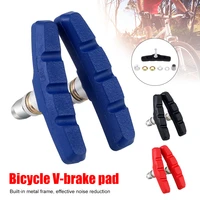 bicycle v brake pads mtb mountain road bike brake blocks set 70mm durable rubber brake pad bike parts 2 pairs 2022 new 3 colors