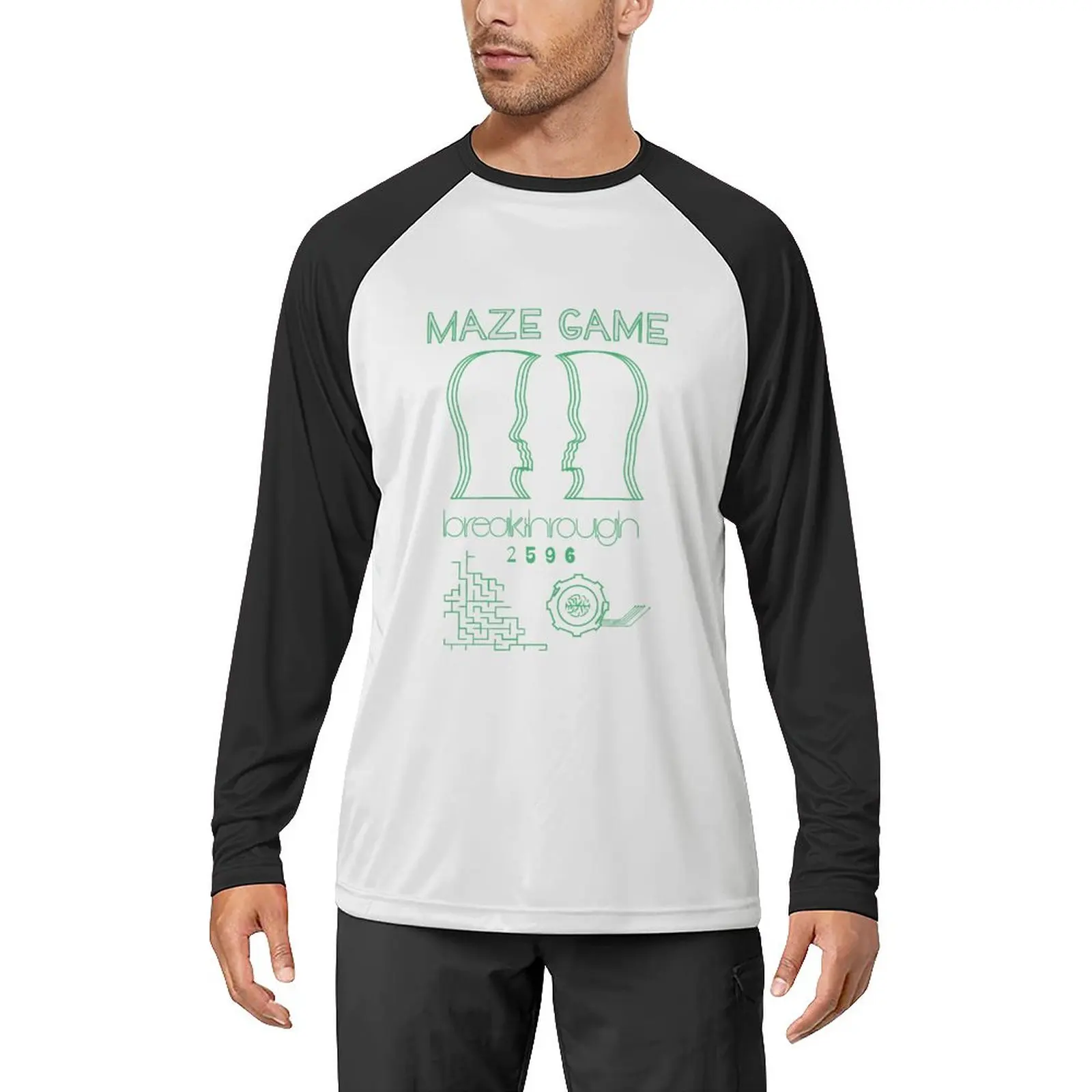 

Men's 100% Cotton Round Neck Sweat-absorbing and Breathable Long Sleeve Fashion Versatile Casual Comfortable Top