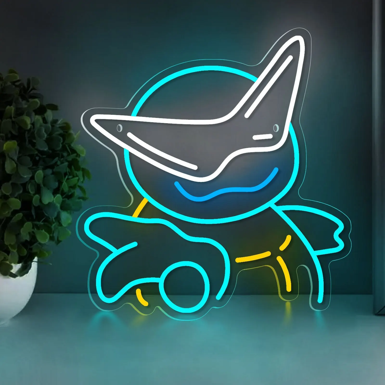 Неоновая Вывеска С Покемоном И Пикачу Дизайн Для Детской Игровой Комнаты