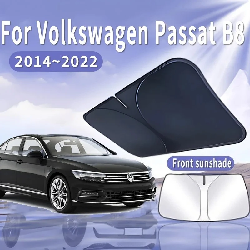 

Автомобильный солнцезащитный козырек для VW Volkswagen Passat Magotan B8 2014 ~ 2022 2020, солнцезащитный козырек на лобовое стекло, изоляционное охлаждение, автоаксессуары