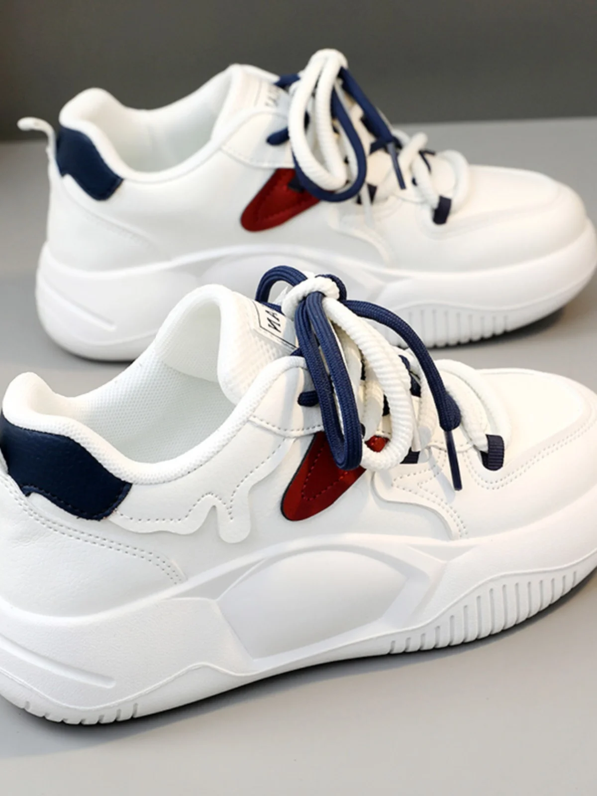 

Shoes Woman 2023 Round Toe Casual Female Sneakers Flats All-Match Modis Mixed Colors Autumn New Dress Cute Small White Sports Fa