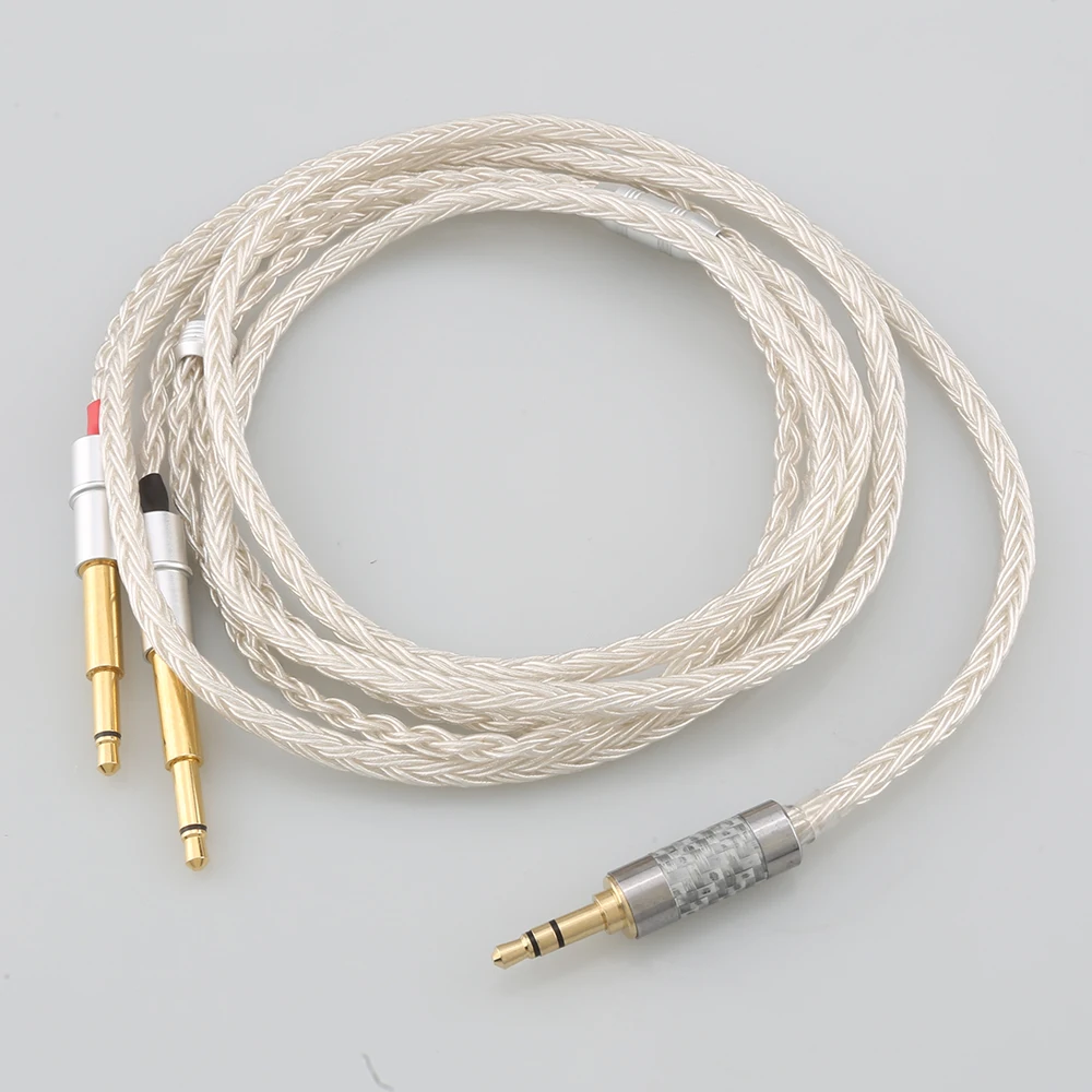 

HiFi 16 Core OCC Silver Plated Earphone Cable For Meze 99 Classics NEO NOIR Headset Headphone