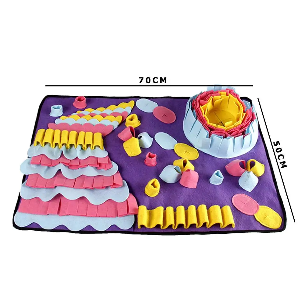 Игрушки для собак устойчивые к укусам обучающее одеяло кормления коврик Olfactory