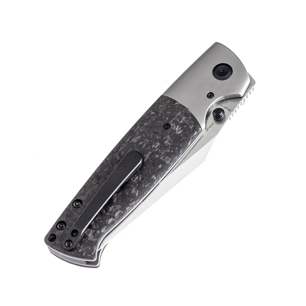 Ножи kanseven Shikari K1027A1 карманный нож 4 1 дюйма лезвие из титана и рукоятка Shred CF
