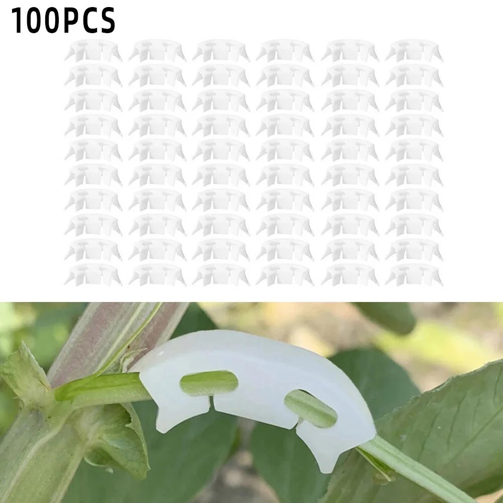 

100Pcs Plastic 90 Degree Plant Bender Tomato Branches Bending Clips For Low Stress Training Plant Branch Gardening Supplies