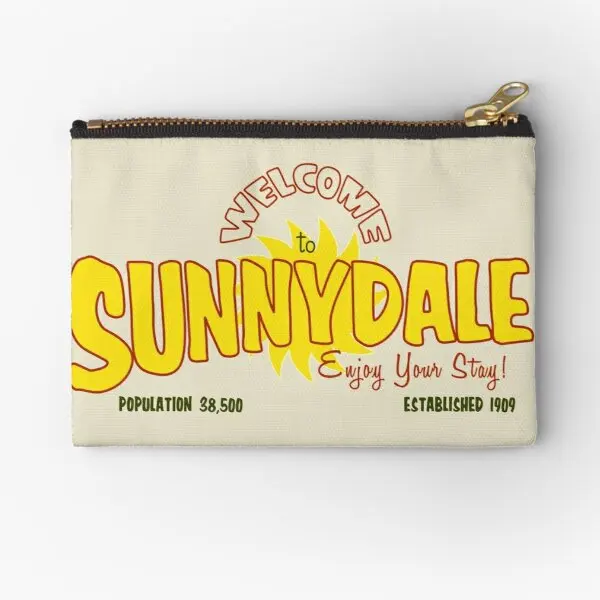 

Добро пожаловать в Sunnydale, кармашки на молнии, сумка для ключей, упаковка носков, трусиков, бумажник для хранения, чистая косметика, монеты, де...