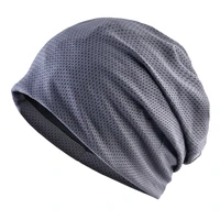 solid color running sports beanie hat men and women summer and autumn thin headscarf hip hop caps fitness caps skullies bonnets