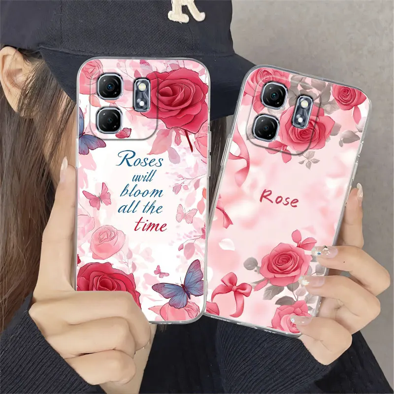 For Infinix Smart 9 8 Pro /8 HD Case Luxury Clear Shockproof Cover Silicone Soft Phone for Plus X6525 Funda