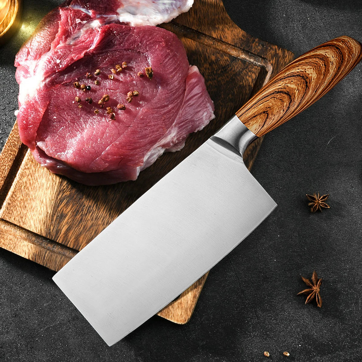 7-дюймовый шеф-нож мясника китайские кухонные ножи из нержавеющей стали бритва