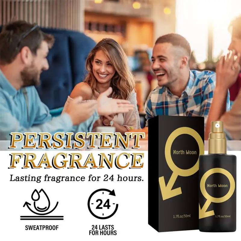 

50ml Golden Lure Pheromone Perfume Spray Long Lasting Glamour Light Fragrances For Men Women Attract Men Her Him Pheromones