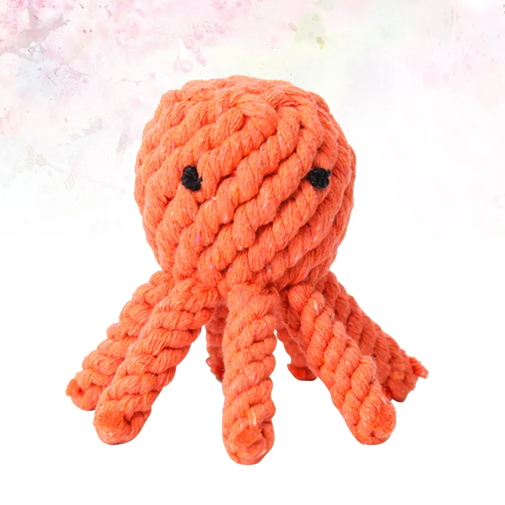 

Rope Cotton Bite Grinding Octopus Chew