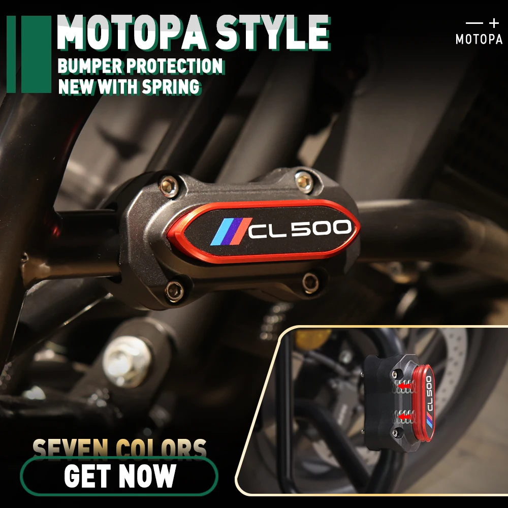 

Для Honda CL500 CL300 CL 500 CL 300 с пружинным аварийным стержнем двигателя, защитный бампер, декоративная защита Honda CL 500