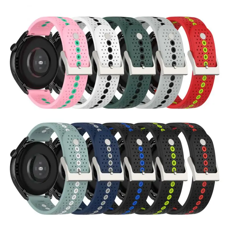 

Silicone Strap For Huawei GT2 /Samsung Galaxy Watch3/Garmin Venu Sport Wristband 22mm Bracelet For Samsung Replacement Straps