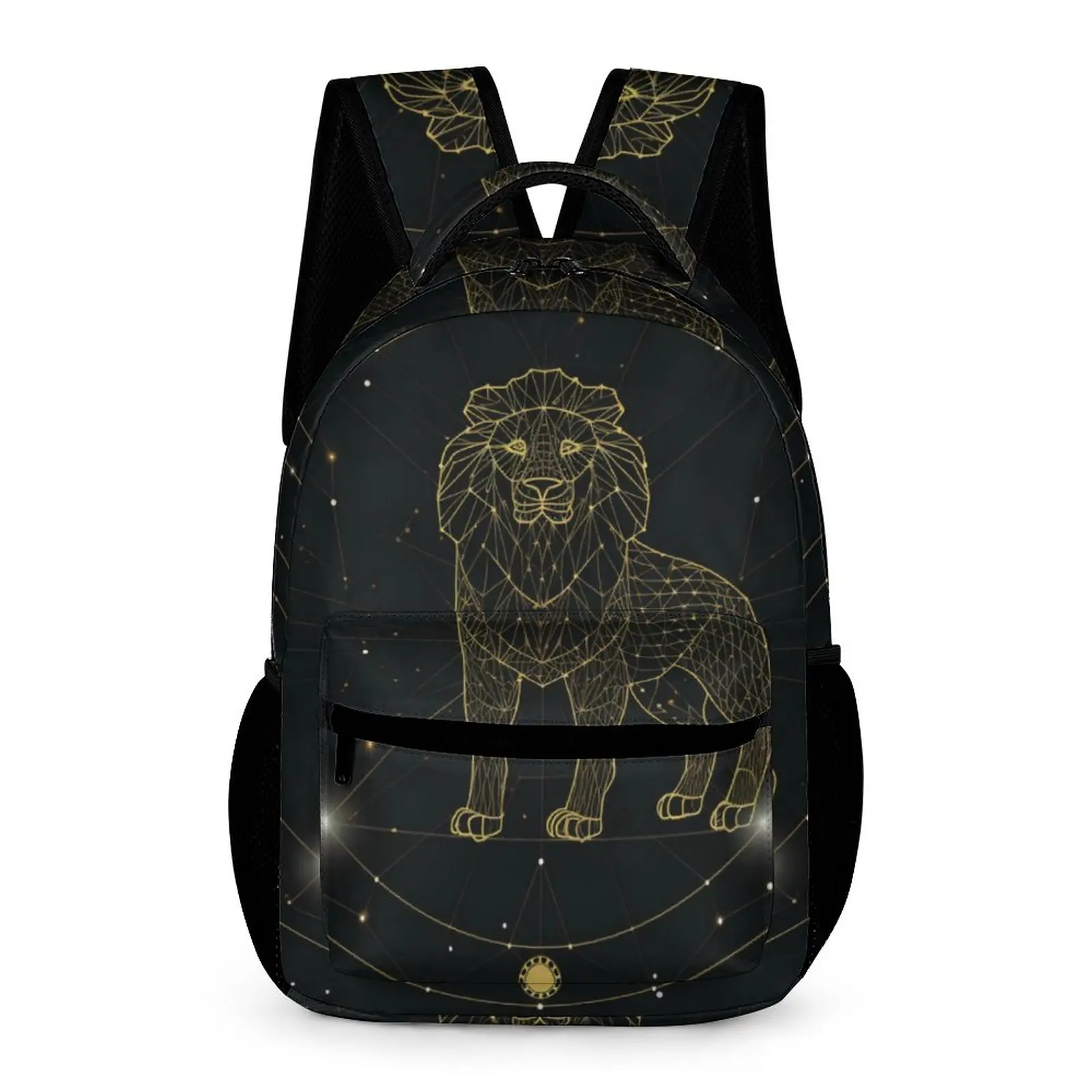 

Lion Backpack Astro Geometry Trekking Backpacks Student Unisex Leisure School Bags Designer Pattern Rucksack