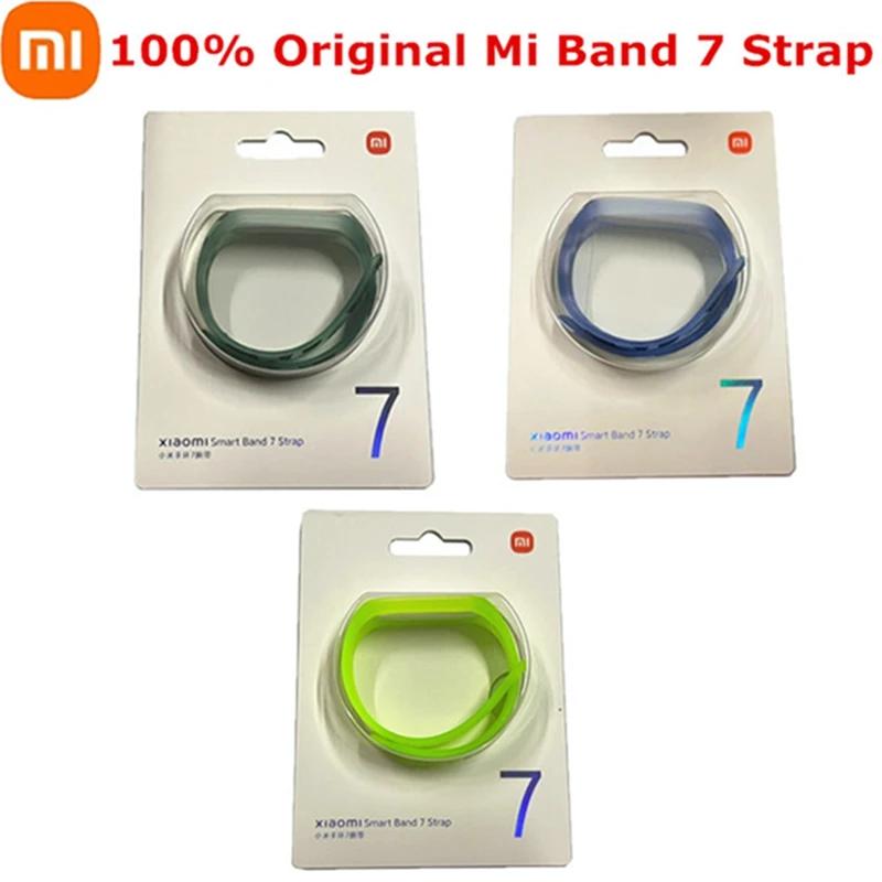 100% оригинальный ремешок для часов браслет Xiaomi Mi Band 7 камуфляж светящийся