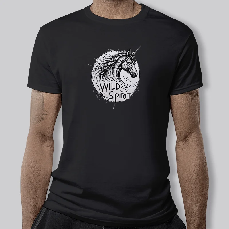 Футболка мужская прочная с круглым вырезом модная свободная Базовая рубашка из