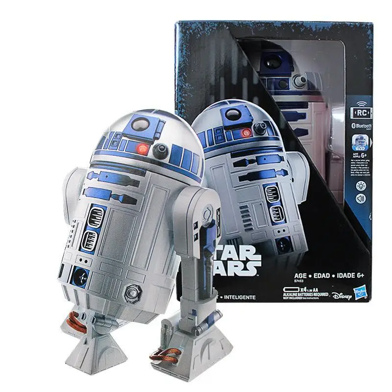 Star Wars R2-d2 Robot Movable Model Toy App Electric Remote Control Intelligent Robot Rc Music Toy Kid Birthday Christmas Gift