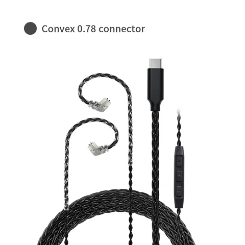 JCALLY TC08 PRO  кабель для наушников TYPE-C с микрофоном