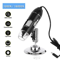 1600x digital microscope camera 3in1 type c usb portable electronic microscope cell phone repair soldering led magnifier