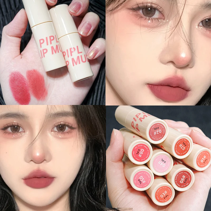 

8 Colors Velvet Matte Lip Gloss Waterproof Non-stick Cup Liquid Lipsticks Long Lasting Sexy Red Lip Tint Women Makeup Cosmetic
