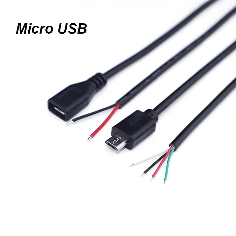 Кабель-удлинитель с разъемом Micro USB 2 0 A папа 4 контакта провода | Строительство и