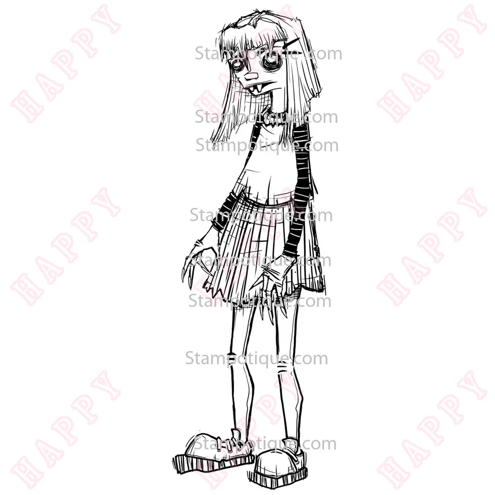 

Metal Cutting Dies Short Hair Girl Decoration Envelope Greeting For DIY Scrapbooking Diary Album Paper Template Card Embossing