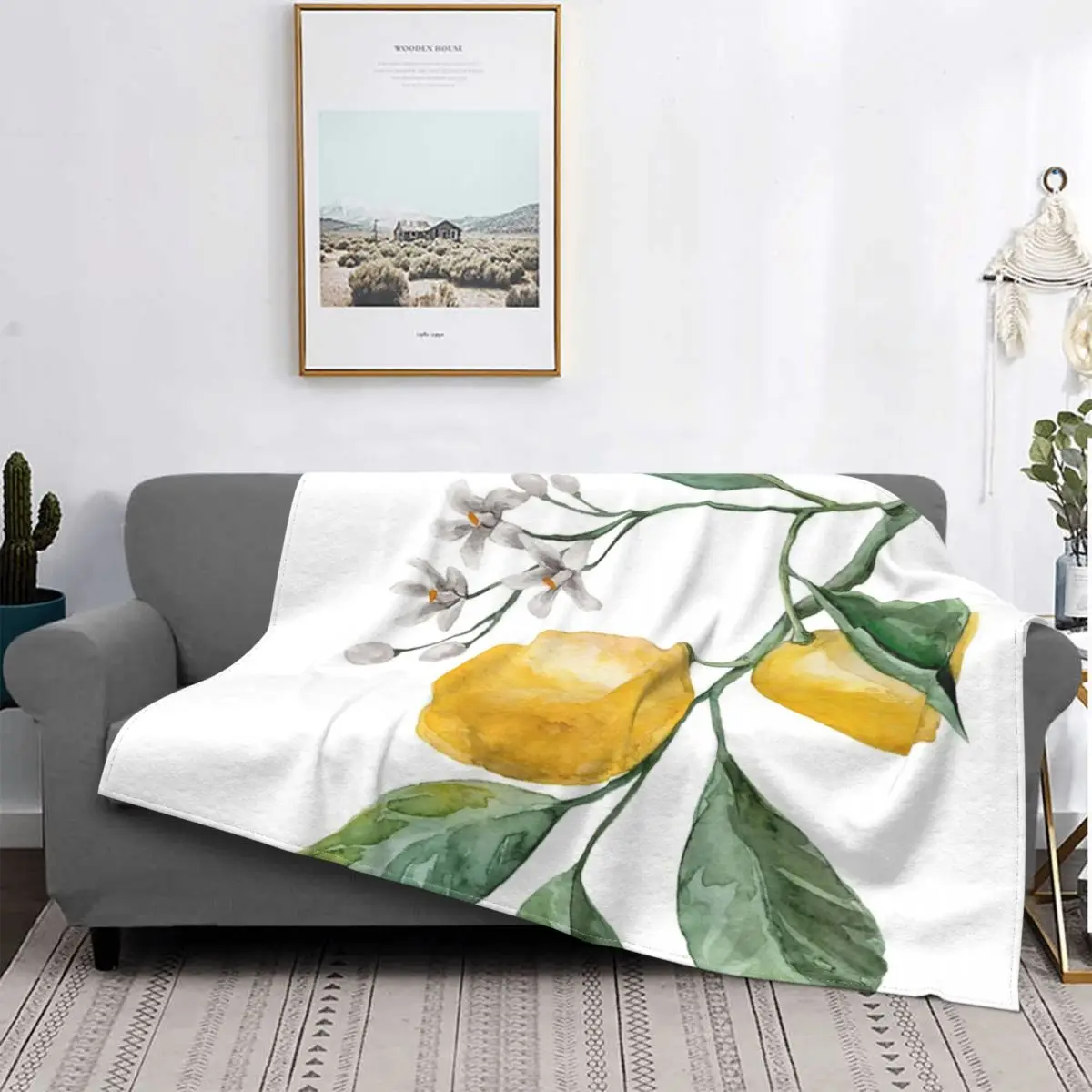 

Одеяло в виде лимона, покрывало на кровать, винтажное одеяло, Королевский размер, пушистые зимние покрывала для кровати