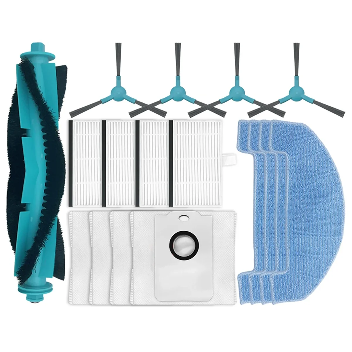 Для 2499 Ultra Home Titanium Advanced / Atvel R80 основная боковая щетка фильтр для швабры мешки пыли