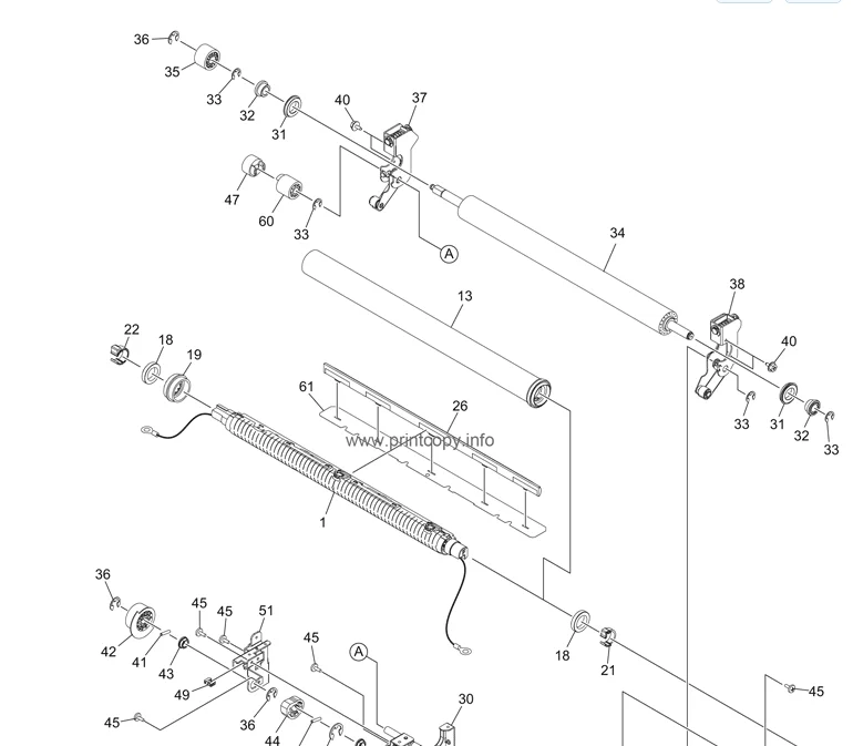 

6LJ58869000 x1+6Lj58870000 x 1 for Toshiba 2555C 3055C 3555C 4555C 5055C