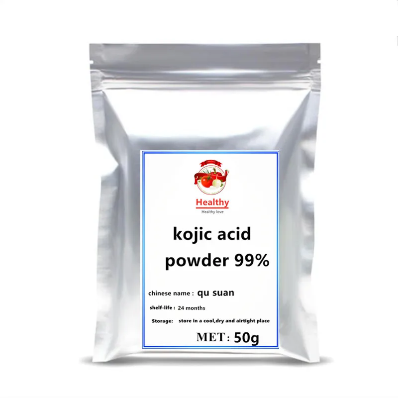 

High Quality kojic acid powder Pure 99%Cosmetic Grade kojic acid soap Skin Whitening Skin Care Anti-aging Dipalmitate Powder ISO