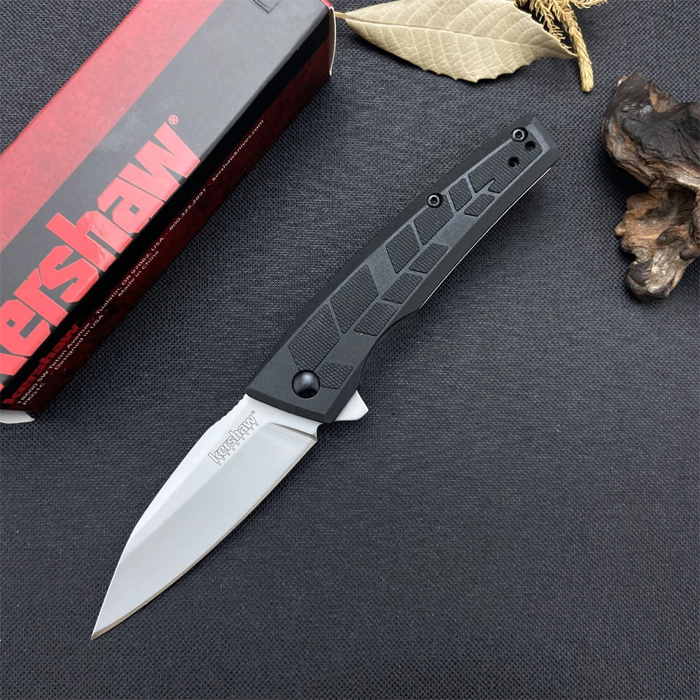 

Kershaw Rhetoric 1342 Flipper Assisted Pocket Folding Knife 2.87" Black GFN Handle Outdoor Camping Hunting Fishing EDC Tools