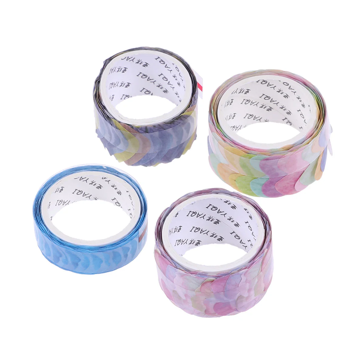 

Tape Washi Decorative Tapes Scrapbooking Masking Seamless Flower Floral Petal Stickers Tearing Hand Supplies Paper Diy Crafts