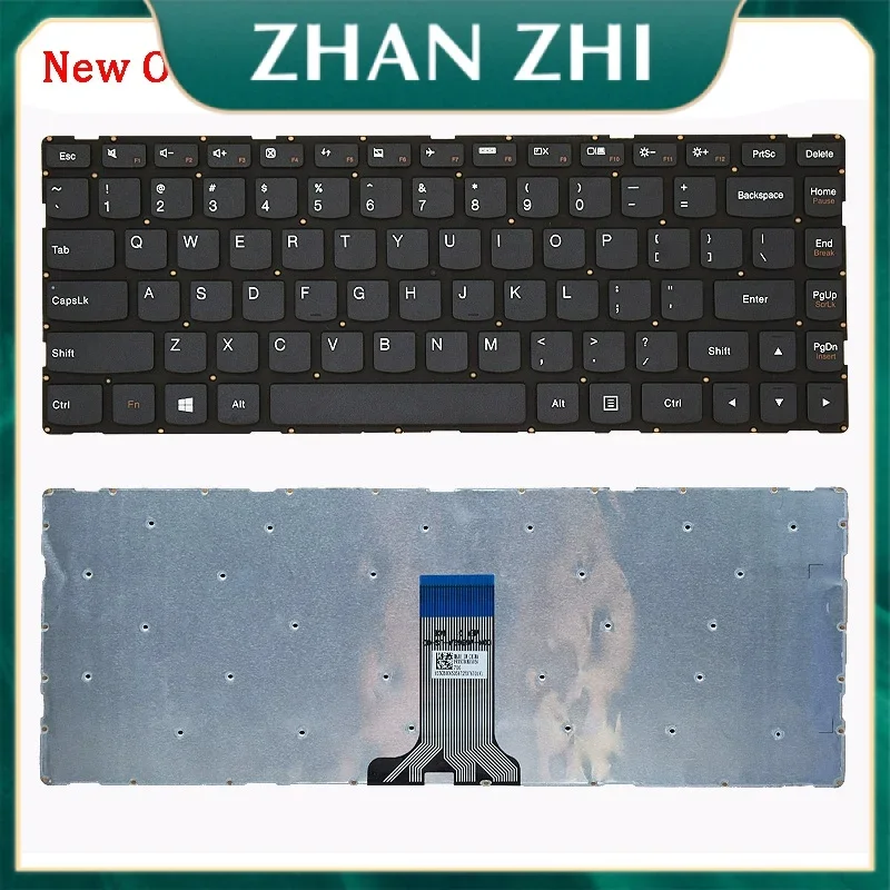 Новая оригинальная клавиатура для ноутбука Lenovo Ideapad 500s 500s-14isk 100s-14heb 300s-14isk