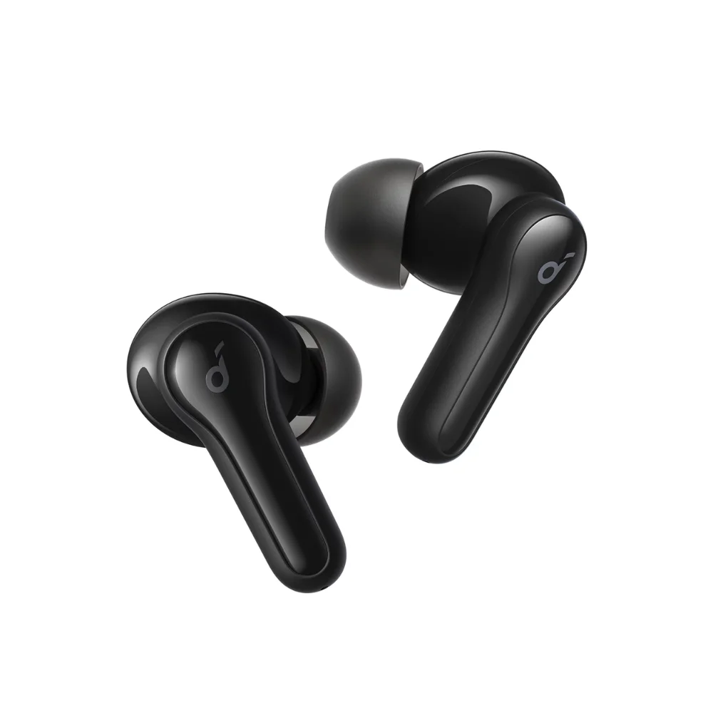 

Earbuds True Wireless Headphones, 2-Mic for Clear Calls, IPX5, 8/32-Hour Playtime, Black Hybrid Active Noise Cancelling