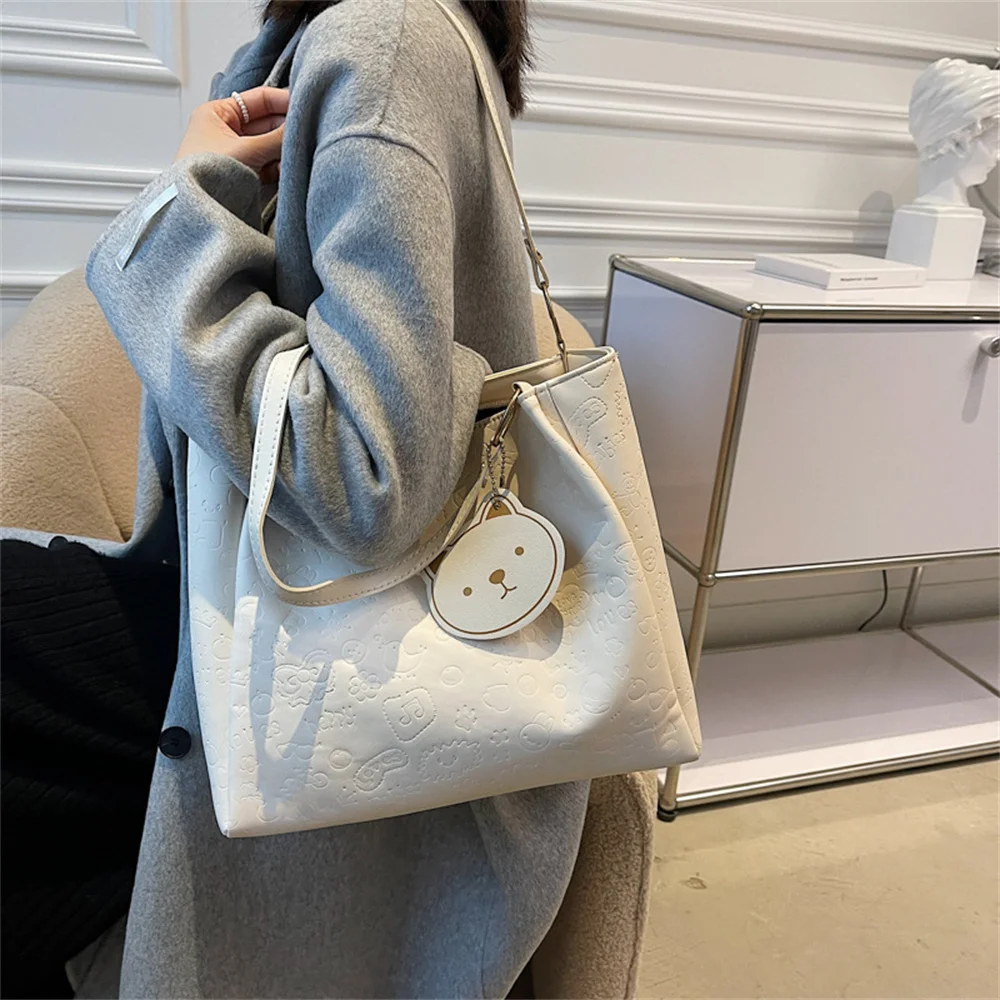 

Вместительная женская сумка-тоут через плечо, роскошные дизайнерские сумки через плечо из искусственной кожи для женщин, модные кошельки